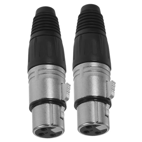 Alipis 2Stücke Xlr Weiblich Poliger Löttyp Mikrofonanschlussstecker Langlebiges Design für Audiogeräte Mischpulte Alipis 2Stücke Xlr Weiblich Poliger Löttyp Mikrofonanschlussstecker Langlebiges Design für Audiogeräte Mischpulte von Alipis
