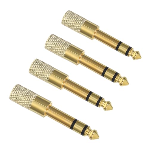 Alipis 4 Pcs Kupfer Kopfhörer Adapter Und Mic Adapter Stereo Audio Für Gitarre Digital Piano Amp High Fidelity Sound Mikrofon Amp Alipis 4 Pcs Kupfer Kopfhörer Adapter Und Mic Adapter Stereo Audio Für Gitarre Digital Piano Amp High Fidelity Sound Mikrofon Amp von Alipis