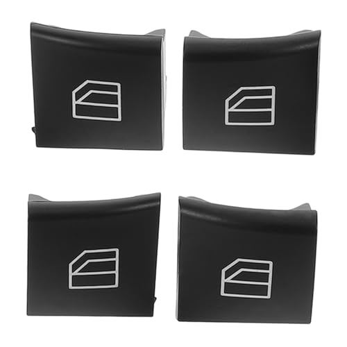 Alipis 4 Stück Fensterabdeckungsknopf Fensterknopfabdeckung Kompatibel Mit Alfa Autofenster Bedienknopf Fensterheber Knopf Panel Fensterschalter Knopf Abdeckkappe von Alipis
