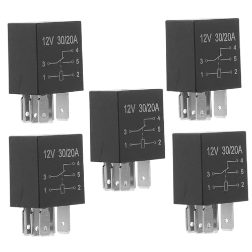 Alipis 5Stücke Car Relay Kit Pin Automotive Relay Switch For Signal And Starter Applications von Alipis