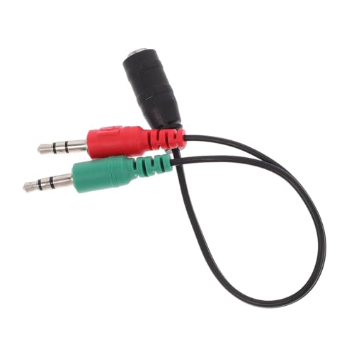 Alipis Audio Splitter Kabel Adapter für Smartphone Computer Kopfhörer Mikrofonadapter für Gleichzeitige Verbindung von Geräten Kompatibel mit Meisten Geräten Leicht Tragbar Alipis Audio Splitter Kabel Adapter für Smartphone Computer Kopfhörer Mikrofonadapter für Gleichzeitige Verbindung von Geräten Kompatibel mit Meisten Geräten Leicht Tragbar von Alipis