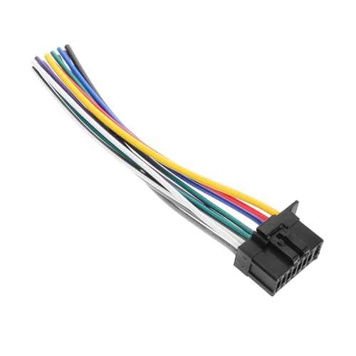 Alipis Auto Audio Stromkabel Adapter Für Modelle Kompatibel Mit CD Playern Langlebiger Kabelsatz Für Vielseitige Anwendung Zuverlässige Integration Ihr von Alipis