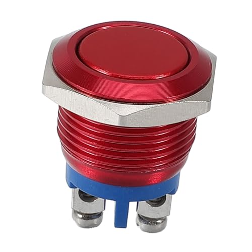 Alipis Druckknopfschalter Aus Metall Kleiner Druckschalter Rastender Druckknopfschalter Momentaner Knopfschalter Schalter Drücken Momentaner Schalter Druckschalter Aus Metall Rot Kupfer Alipis Druckknopfschalter Aus Metall Kleiner Druckschalter Rastender Druckknopfschalter Momentaner Knopfschalter Schalter Drücken Momentaner Schalter Druckschalter Aus Metall Rot Kupfer von Alipis