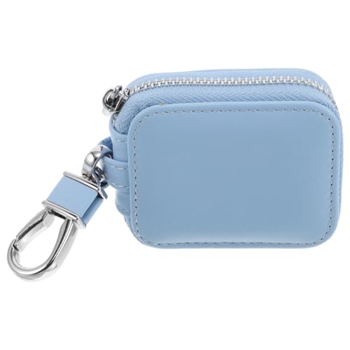 Alipis Kopfhörer Fall Etui Für Ohrstöpsel Autoschlüsselhüllen Aus Leder Schlüsselanhänger-Tasche Geldbörse Schlüsselanhänger Damen Mini-kopfhörertasche Brieftasche Kunstleder Himmelblau Alipis Kopfhörer Fall Etui Für Ohrstöpsel Autoschlüsselhüllen Aus Leder Schlüsselanhänger-Tasche Geldbörse Schlüsselanhänger Damen Mini-kopfhörertasche Brieftasche Kunstleder Himmelblau von Alipis