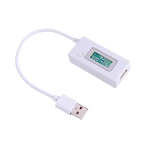 Alipis LCD USB Spannungs Strommonitor Tester für Smartphone Powerbank Tragbares Messgerät mit LCD Display Hintergrundbeleuchtung Einfach zu Bedienen Leicht von Alipis