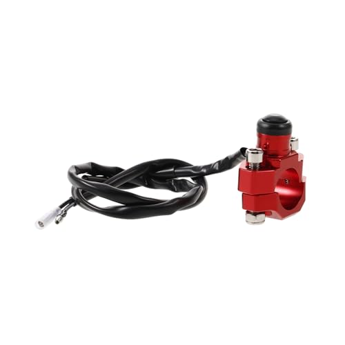 Alipis Motorrad Motor Stopp Start Schalter Knopffunktion Motorrad Starterknopf Zündschlüssel Motorrad Bediengriff Chromschalter Modifikationsgehäuse Rote Aluminiumlegierung Alipis Motorrad Motor Stopp Start Schalter Knopffunktion Motorrad Starterknopf Zündschlüssel Motorrad Bediengriff Chromschalter Modifikationsgehäuse Rote Aluminiumlegierung von Alipis