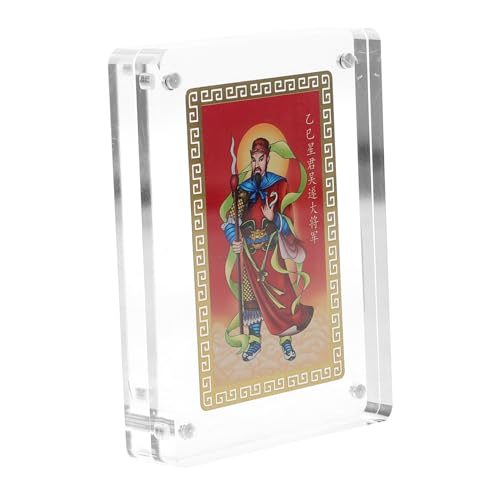 Alipis Ornamente von General Wu Sui chinesische Schutzkarte chinesische Tempelkarte Chinesische Tai-Sui-Karte Feng-Shui- Acryl rot Alipis Ornamente von General Wu Sui chinesische Schutzkarte chinesische Tempelkarte Chinesische Tai-Sui-Karte Feng-Shui- Acryl rot von Alipis