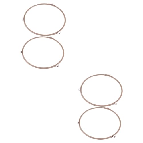 Alipis Rundes Tablett 4 Stück Paletten walzen halterung Mikrowellen-Plattentellerring Plattentellerring für Glasplatte runde Tablettrollenhalterung Tablett Radring Haushalt Zubehör Alipis Rundes Tablett 4 Stück Paletten walzen halterung Mikrowellen-Plattentellerring Plattentellerring für Glasplatte runde Tablettrollenhalterung Tablett Radring Haushalt Zubehör von Alipis