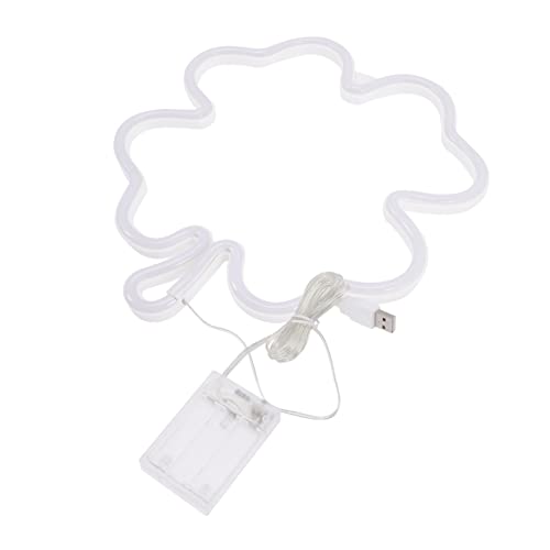 Alipis Vier Blattklee LED Lampe USB Batteriebetriebene für Schlafzimmer und Partys Kreative Langlebig und Farbenfroh von Alipis