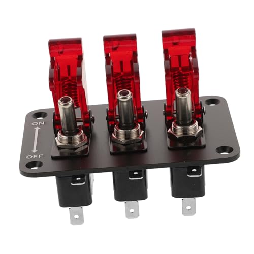 Alipis Wasserdichter Schalter 12 V Schalttafel Beleuchteter Kippschalter 12 V Ein Aus Schalter Lichtschalter 12 Volt Schalter 3 Positionen Kippschalter 3 Wege Kippschalter 3 Wege von Alipis