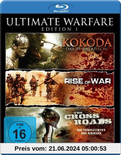 Ultimate Warfare - Edition 1 (Kokoda - Das 39. Bataillon / Rise Of War / The Cross Roads - Die Verfluchten des Krieges) [Blu-ray] [Collector's Edition] von Alister Grierson