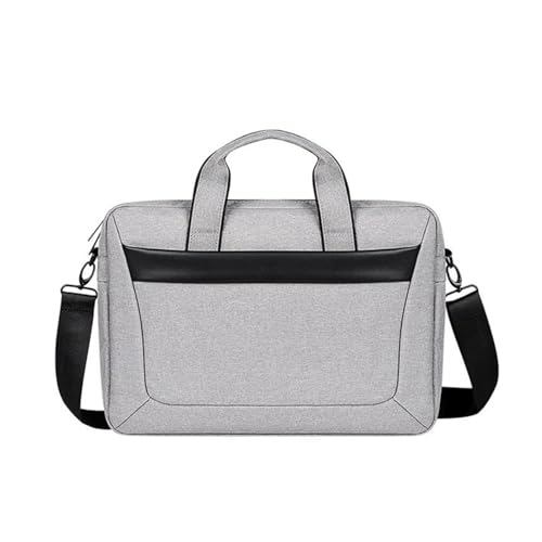 Aliuciku 13,3 14,1 15,4 Zoll Laptoptasche Hülle, Griff Aktentasche Schutzhülle Handtasche Tragetasche Schulter Tasche Notebooktasche Laptop Sleeve (Color : LightGrey, Size : 13.3 inch) von Aliuciku