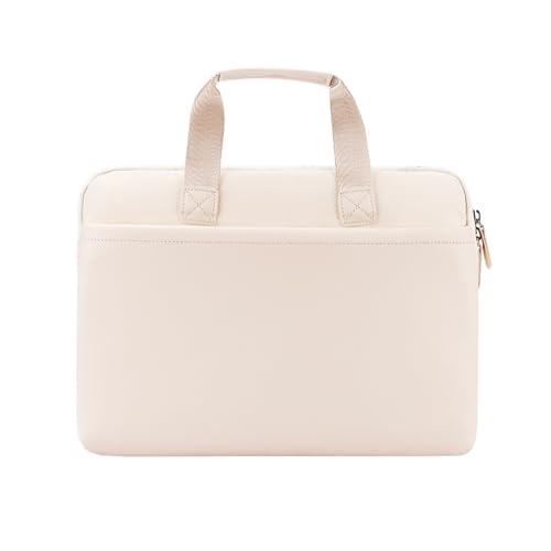 Aliuciku 13,3 14 15,6 Zoll Laptoptasche Laptophülle Tragetasche Sleeve Wasserdicht Hülle Laptop Tasche (Color : Beige-A, Size : 15.6 inch) von Aliuciku