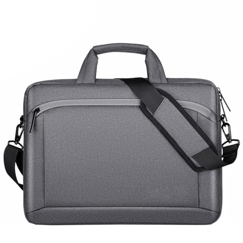 Aliuciku 13 14 15 Zoll Laptop Tasche Umhängetasche Aktentasche Schultertasche Notebooktasche Business Büro Reisen (Color : Darkgray, Size : 15-inch) von Aliuciku