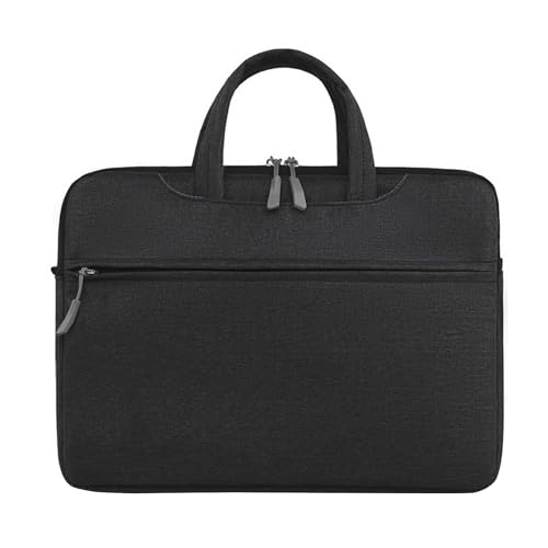 Aliuciku Laptoptasche, Tragbare Business-Computertasche,13,3 15,6 17,3 Zoll Einfache Computertasche, Multifunktion Sleeve Tasche (Color : Black, Size : 13.3-14 inch) von Aliuciku