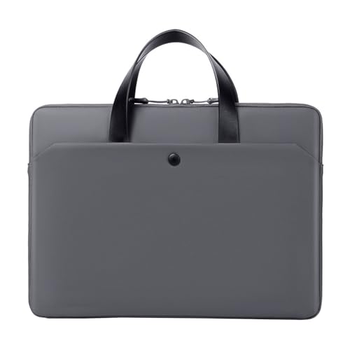 Aliuciku Laptoptasche 14 15.6 Zoll Notebooktasche Schulter Tasche Für Uni Arbeit Business Laptop-Tasche Aktentasche (Color : Darkgray-A, Size : 15.6 inch) von Aliuciku