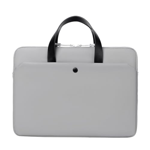 Aliuciku Laptoptasche 14 15.6 Zoll Notebooktasche Schulter Tasche Für Uni Arbeit Business Laptop-Tasche Aktentasche (Color : Grey-A, Size : 15.6 inch) von Aliuciku
