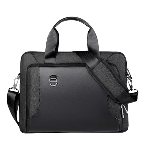 Aliuciku Laptoptasche Hülle Tasche Notebook Sleeve Schutzhülle Case Computertasche Schutztasche Aktentasche Für Reisen (Color : Black, Size : 13.3-14 inch) von Aliuciku