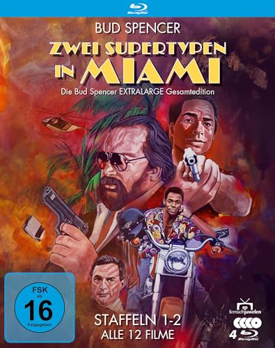 Zwei Supertypen in Miami - Die Bud Spencer EXTRALARGE Gesamtedition (Staffeln 1-2 / Alle 12 Filme) [Blu-ray] von 99999 (Alive)