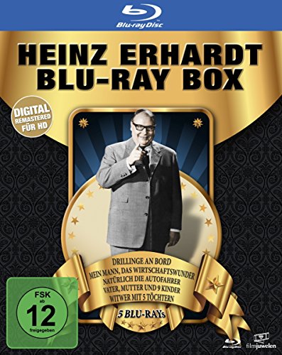 Heinz Erhardt Box (5 Blu-rays) von Alive - Vertrieb und Marketing/DVD