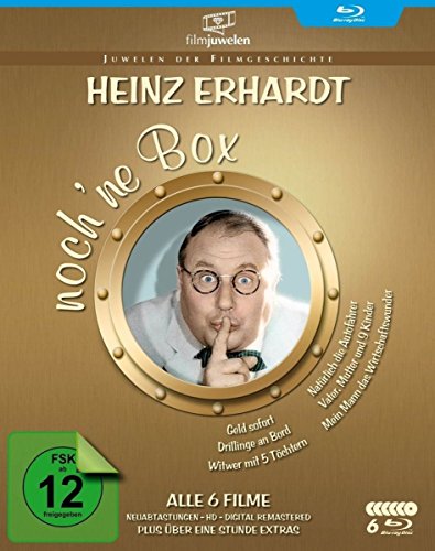 Heinz Erhardt - noch 'ne Blu-ray Box (6 Kultfilme in HD + Bonus-Filmclips) - Filmjuwelen von Alive - Vertrieb und Marketing/DVD
