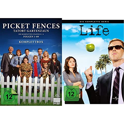 Picket Fences - Tatort Gartenzaun, Komplettbox [24 DVDs] & Life - Die komplette Serie [9 DVDs] von Alive
