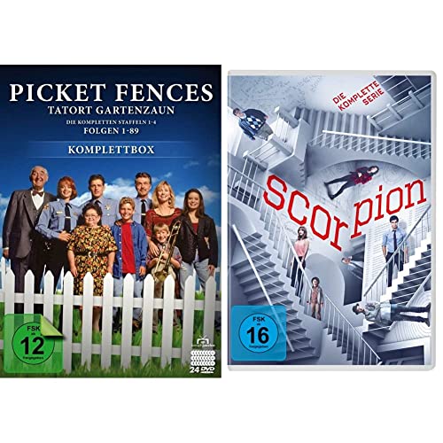 Picket Fences - Tatort Gartenzaun, Komplettbox [24 DVDs] & Scorpion: Die komplette Serie [24 DVDs] von Alive - Vertrieb und Marketing/DVD