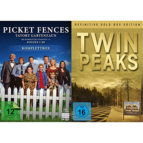 Picket Fences - Tatort Gartenzaun, Komplettbox [24 DVDs] & Twin Peaks - Definitive Gold Box Edition [10 DVDs] von Alive - Vertrieb und Marketing/DVD