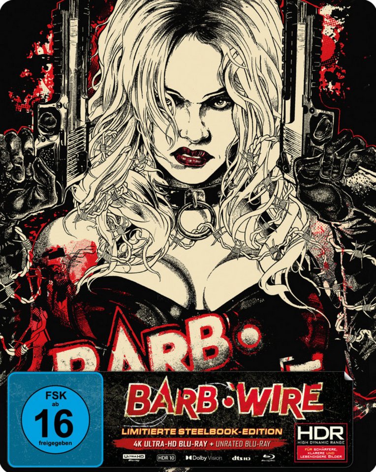 Alive Blu-ray Barb Wire, 1 4K UHD-Blu-ray + 1 Blu-ray (Limitierte Steelbook-Edition) von Alive