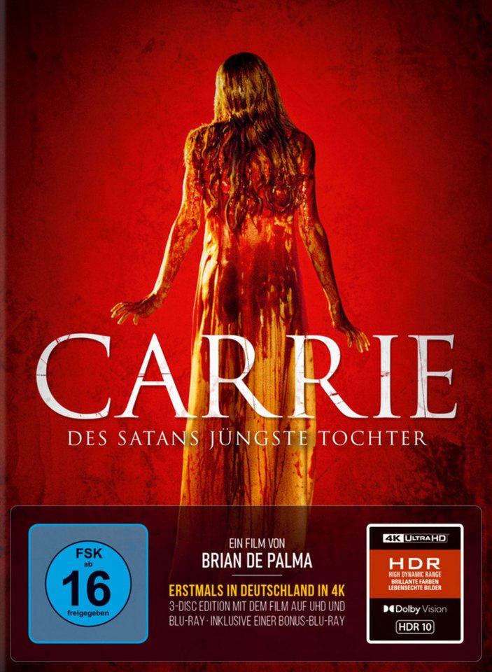Alive Blu-ray Carrie - Des Satans jüngste Tochter, 1 4K UHD-Blu-ray + 2 Blu-ray... Alive Blu-ray Carrie - Des Satans jüngste Tochter, 1 4K UHD-Blu-ray + 2 Blu-ray... von Alive
