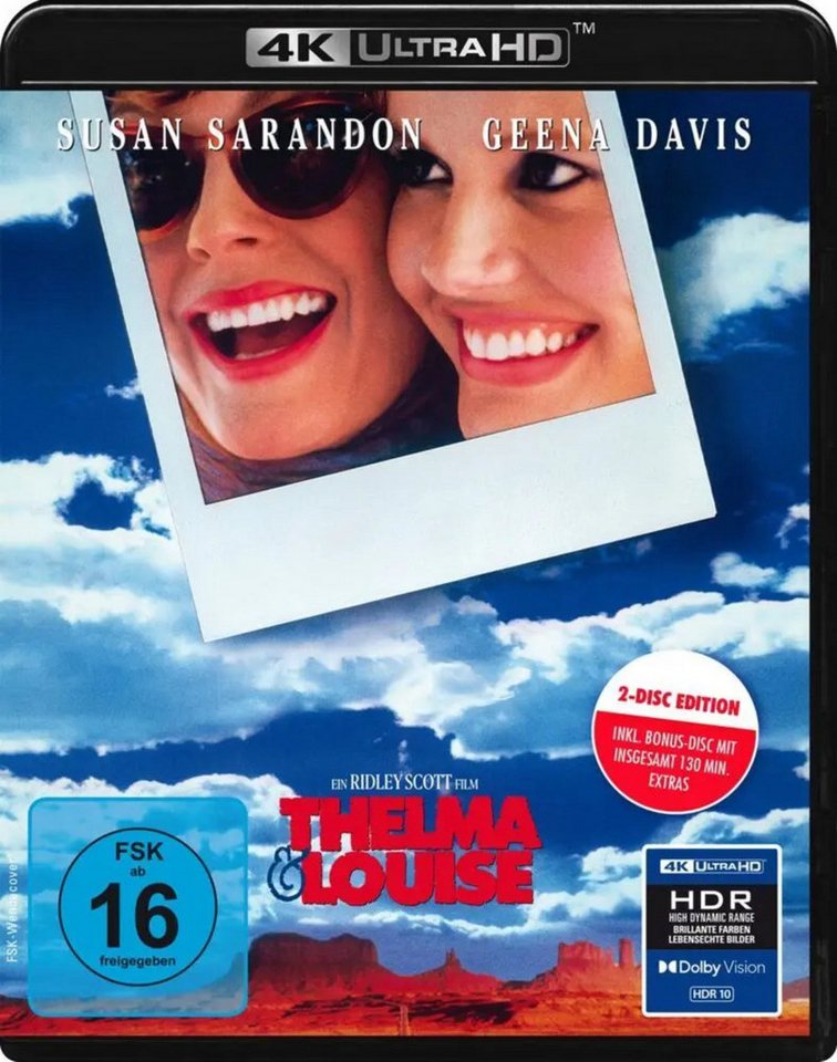 Alive Blu-ray Thelma & Louise, 2 Blu-ray (UHD-Blu-ray + Bonus-Blu-ray - 2-Disc... Alive Blu-ray Thelma & Louise, 2 Blu-ray (UHD-Blu-ray + Bonus-Blu-ray - 2-Disc... von Alive
