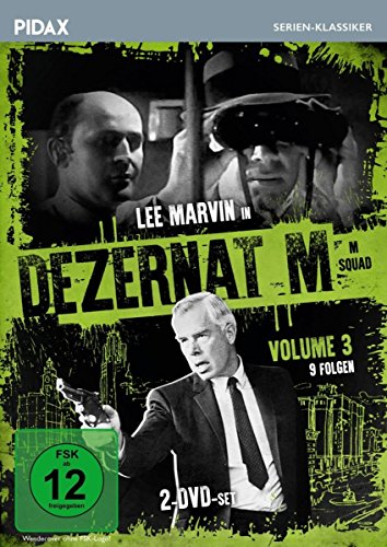Dezernat M, Vol. 3 (M Squad) / Weitere 9 Folgen der legendären Kriminalserie mit Lee Marvin (Pidax Serien-Klassiker) [2 DVDs] von Alive