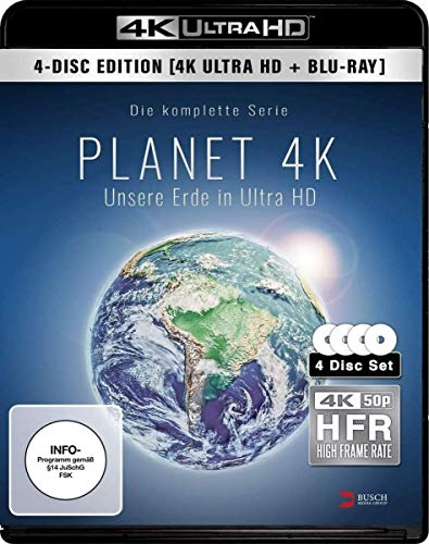 Planet 4K - Unsere Erde in Ultra-HD (2 x 4K Ultra-HD-BD + 2 x BD) [Blu-ray] von Alive