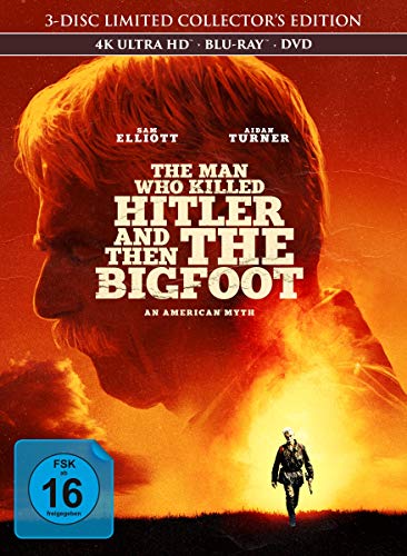 The Man Who Killed Hitler and Then The Bigfoot - 3-Disc Limited Collector's Edition im Mediabook (4K Ultra-HD/Ultra-HD) (+ Blu-ray 2D) (+ DVD) von Alive