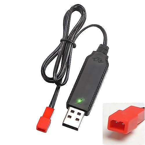 Aliwisdom Universal RC Ladegerät Kabel Mit JST Connector Stecker Plug für 3,7V LiPo Akku & 3S 3,6V NIMH & NICD Akkus, Kompatibel RC car/Auto/Boot/Flugzeug/Drone/andere ferngesteuerte Spielzeuge Aliwisdom Universal RC Ladegerät Kabel Mit JST Connector Stecker Plug für 3,7V LiPo Akku & 3S 3,6V NIMH & NICD Akkus, Kompatibel RC car/Auto/Boot/Flugzeug/Drone/andere ferngesteuerte Spielzeuge von Aliwisdom
