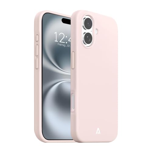Alkaya. Schutzhülle für iPhone kompatibel mit Magsafe, Handyhülle, Silikonhülle Pink - Verschiedene Handymodelle (iPhone 16) von Alkaya