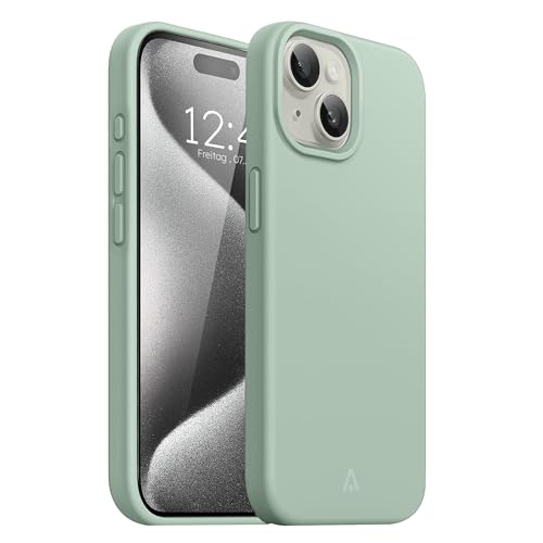 alkaya. Schutzhülle kompatibel mit Magsafe, Handyhülle, Silikonhülle minzgrün - Verschiedene Handymodelle (iPhone 13 Mini) von Alkaya