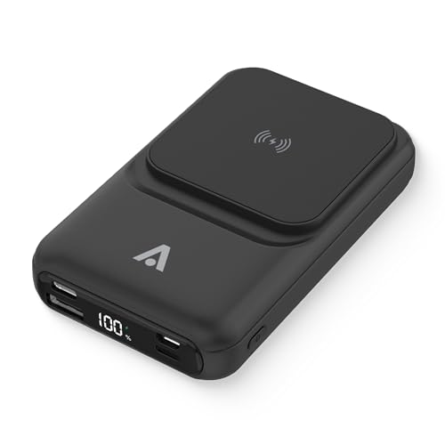 alkaya. Power Bank 10.000 mAh, 22,5W PD3.0 QC4.0 Externer Handyakku Schnell Aufladendes Display, Powerbank mit USB-C Kabel USB C Ausgängen & Eingängen Tragbares Ladegerät kompatibel mit MagSafe alkaya. Power Bank 10.000 mAh, 22,5W PD3.0 QC4.0 Externer Handyakku Schnell Aufladendes Display, Powerbank mit USB-C Kabel USB C Ausgängen & Eingängen Tragbares Ladegerät kompatibel mit MagSafe von Alkaya