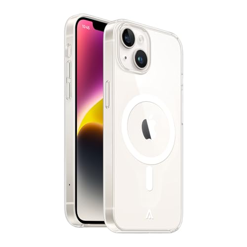 alkaya. Schutzhülle, Handyhülle, kompatibel mit MagSafe, Silikonhülle Transparent (iPhone 14) von Alkaya