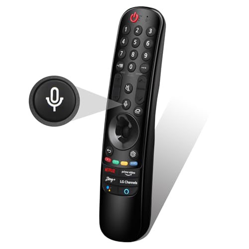 Alkia Magic Fernbedienung kompatibel mit LG MR21GA MR21GC MR22GA MR22GN MR23GA Magic TV, Magic Fernbedienung für LG OLED QNED NanoCell UHD 4K 8K Smart TV mit Pointer und Voice Funktion Alkia Magic Fernbedienung kompatibel mit LG MR21GA MR21GC MR22GA MR22GN MR23GA Magic TV, Magic Fernbedienung für LG OLED QNED NanoCell UHD 4K 8K Smart TV mit Pointer und Voice Funktion von Alkia