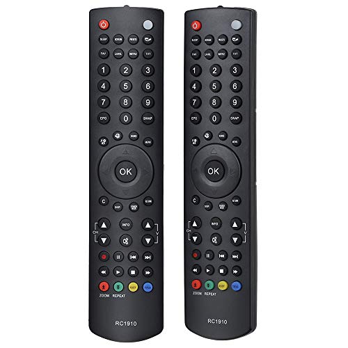 Alkia RC-1910 Remote Control Replacement for Toshiba Sharp LCD LED Plasma TV - Compatible for 30070046 22DL504B 22L1333B 22L1337DB 24D1333B 24W1337DB P19LEDDVD12 P24LED12 LED22916TV Alkia RC-1910 Remote Control Replacement for Toshiba Sharp LCD LED Plasma TV - Compatible for 30070046 22DL504B 22L1333B 22L1337DB 24D1333B 24W1337DB P19LEDDVD12 P24LED12 LED22916TV von Alkia
