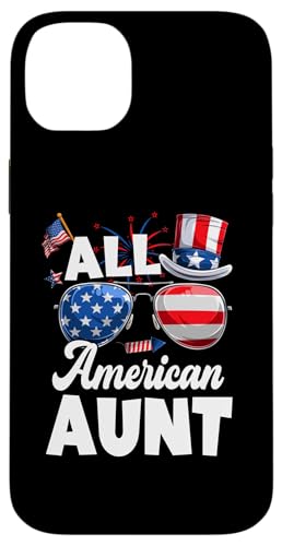 All American Aunt American Flag Sunglasses 4th Of July Hülle für iPhone 14 Plus All American Aunt American Flag Sunglasses 4th Of July Hülle für iPhone 14 Plus von All American 4th Of July Family Matching