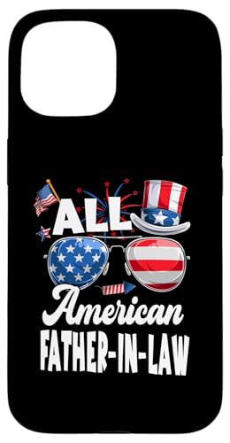 All American Father In Law USA Flag Sunglasses 4th Of July Hülle für iPhone 15 All American Father In Law USA Flag Sunglasses 4th Of July Hülle für iPhone 15 von All American 4th Of July Family Matching