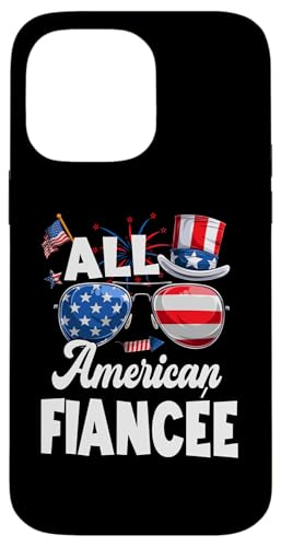 All American Fiancee American Flag Sunglasses 4th Of July Hülle für iPhone 14 Pro Max von All American 4th Of July Family Matching