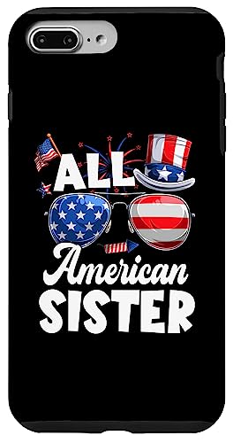 All American Sister American Flag Sunglasses 4th Of July Hülle für iPhone 7 Plus/8 Plus All American Sister American Flag Sunglasses 4th Of July Hülle für iPhone 7 Plus/8 Plus von All American 4th Of July Family Matching