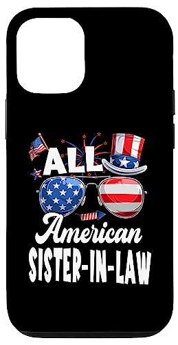 All American Sister In Law USA Flag Sunglasses 4th Of July Hülle für iPhone 12/12 Pro All American Sister In Law USA Flag Sunglasses 4th Of July Hülle für iPhone 12/12 Pro von All American 4th Of July Family Matching