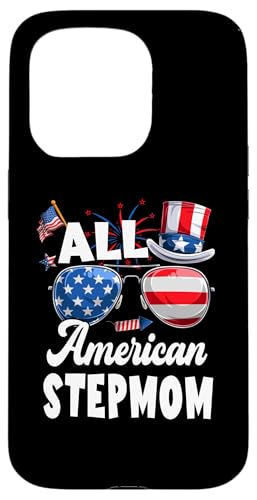 All American Stepmom American Flag Sunglasses 4th Of July Hülle für iPhone 15 Pro All American Stepmom American Flag Sunglasses 4th Of July Hülle für iPhone 15 Pro von All American 4th Of July Family Matching