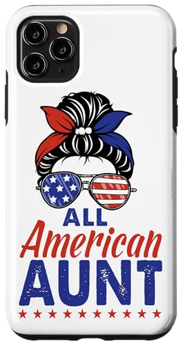 All American Aunt Sunglasses USA Flag 4th of July Hülle für iPhone 11 Pro Max All American Aunt Sunglasses USA Flag 4th of July Hülle für iPhone 11 Pro Max von All American 4th of July Matching Family