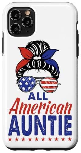 All American Auntie Sunglasses USA Flag 4th of July Hülle für iPhone 11 Pro Max All American Auntie Sunglasses USA Flag 4th of July Hülle für iPhone 11 Pro Max von All American 4th of July Matching Family