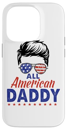 All American Daddy Sunglasses USA Flag 4th of July Hülle für iPhone 14 Pro All American Daddy Sunglasses USA Flag 4th of July Hülle für iPhone 14 Pro von All American 4th of July Matching Family